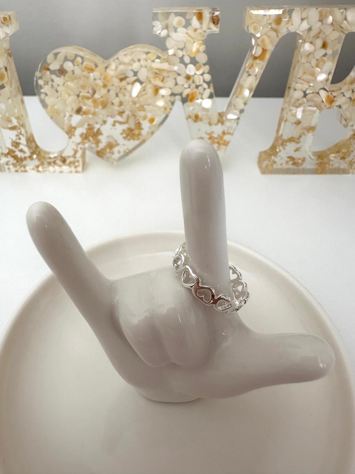 SONIA Adjustable Silver Ring