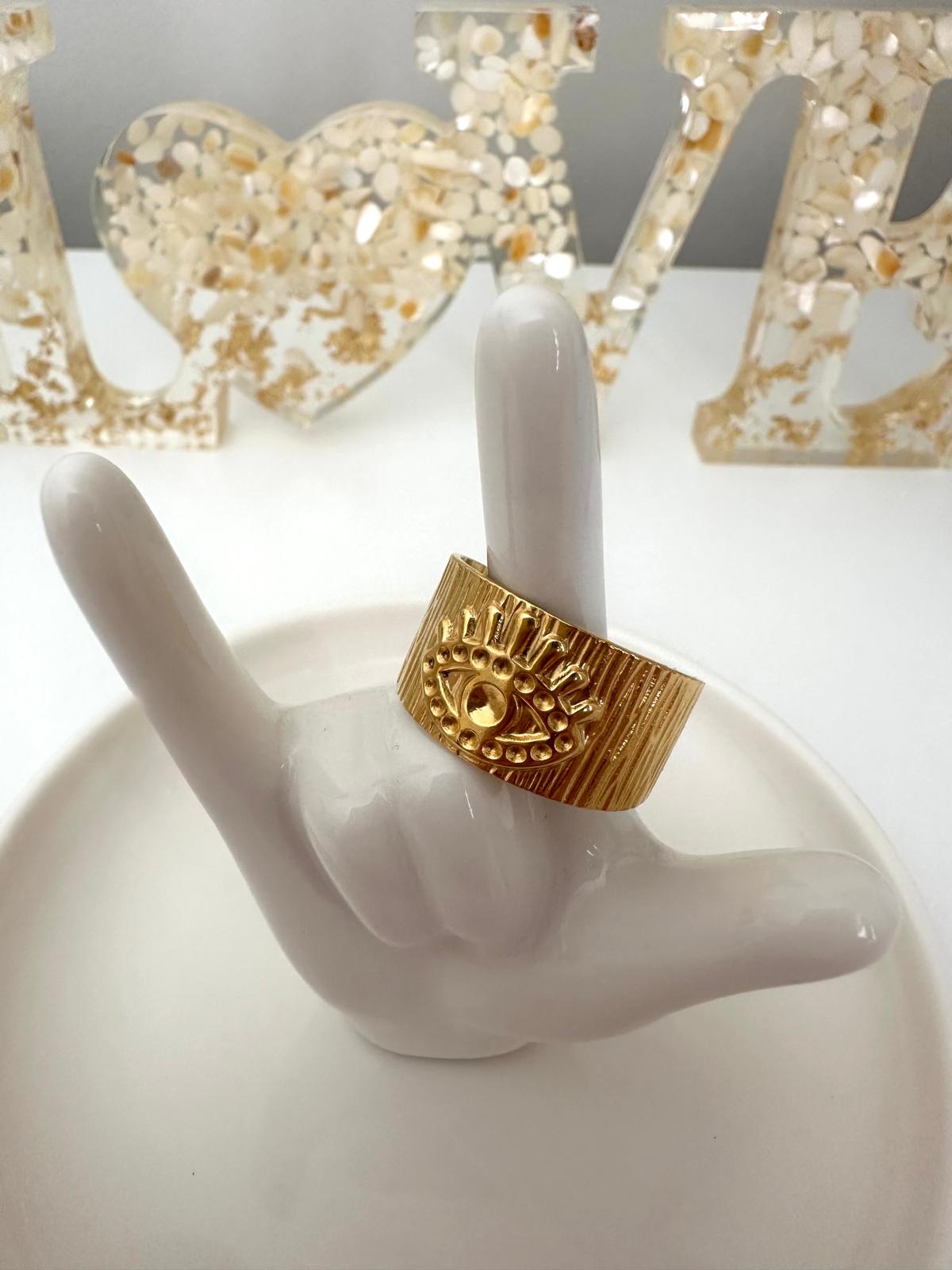 EMBER Adjustable Golden Ring