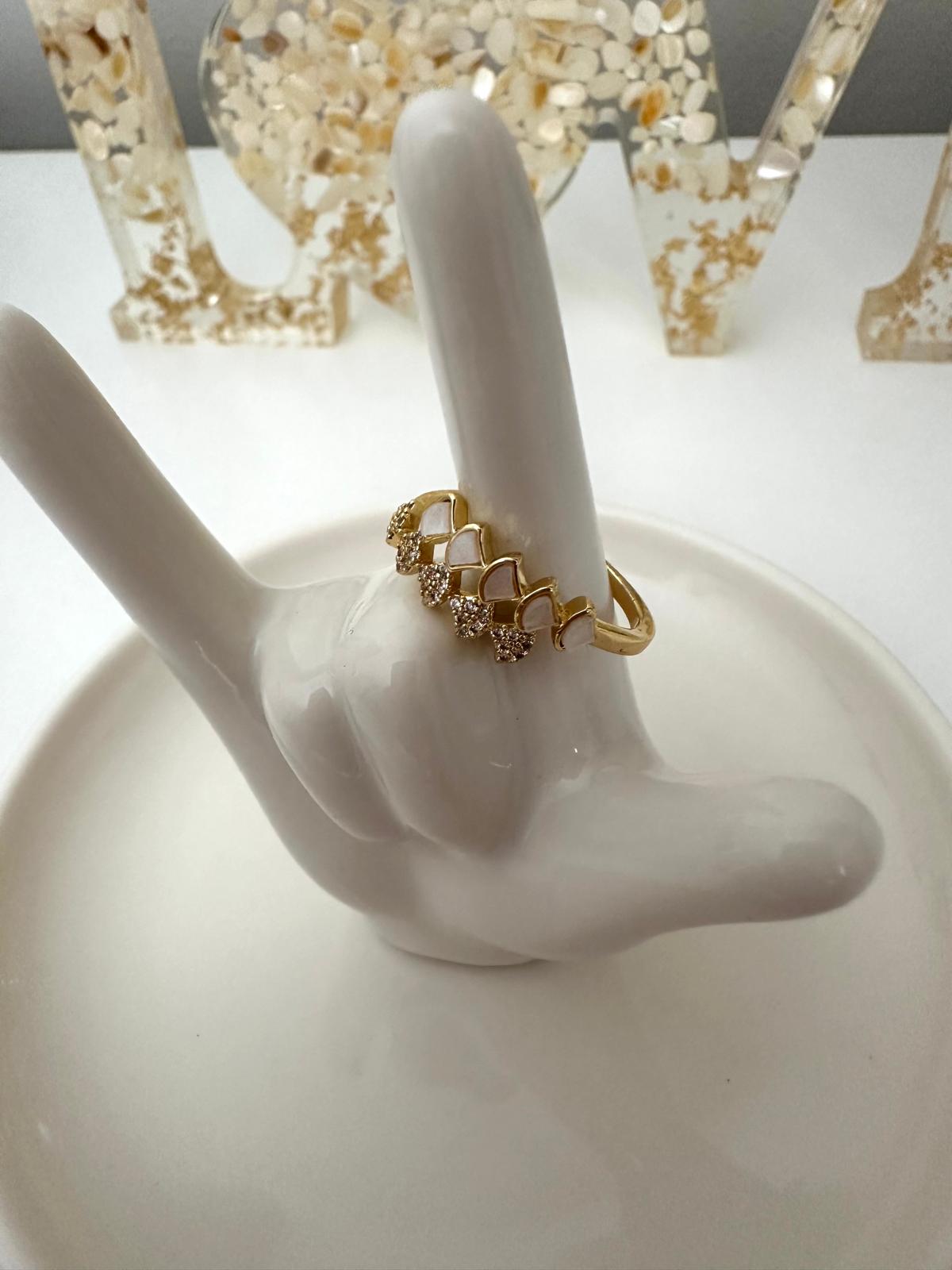 AMANDA Adjustable Golden Ring