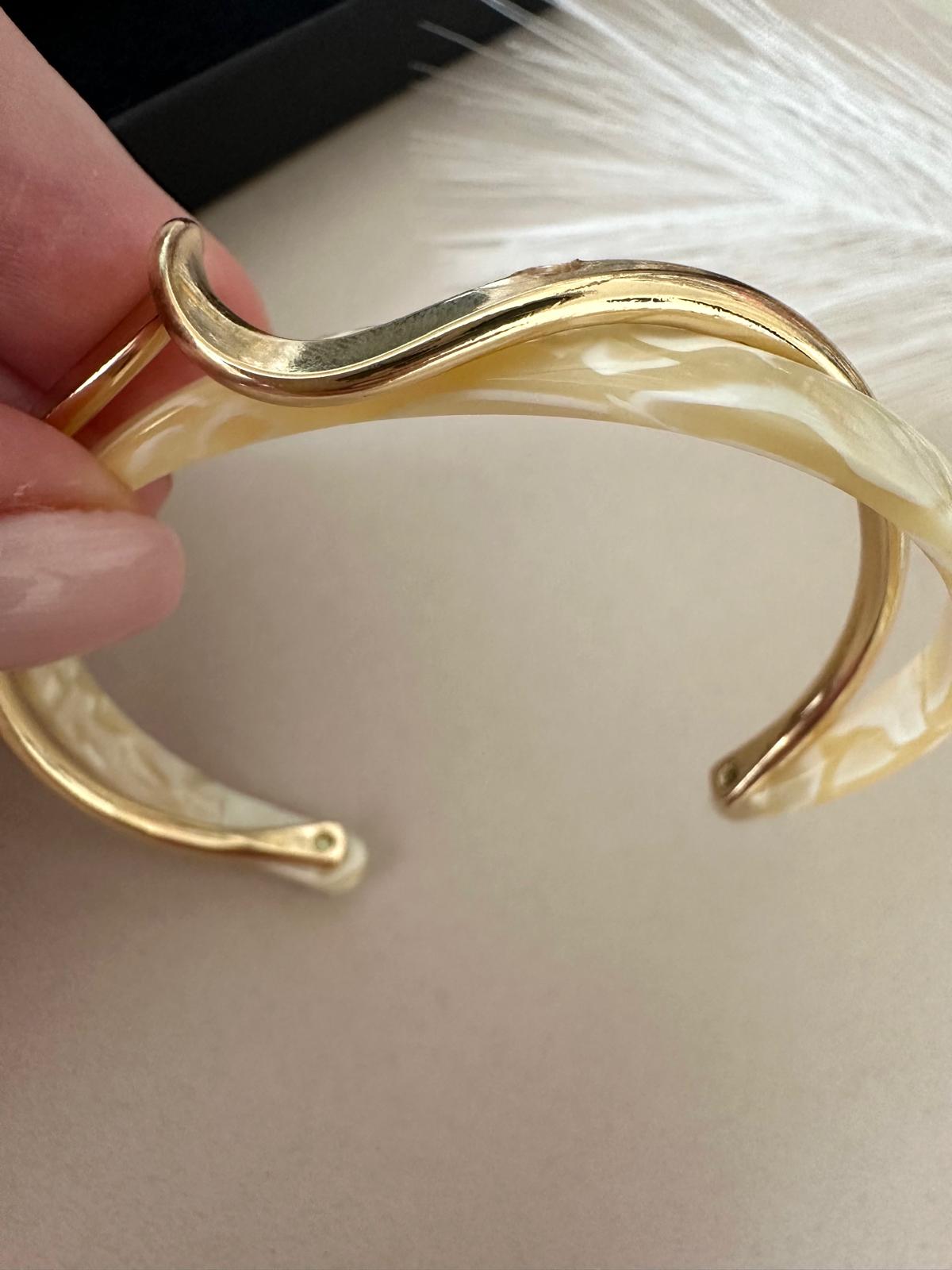 18 K gold-plated alloy MIRUNA bangle