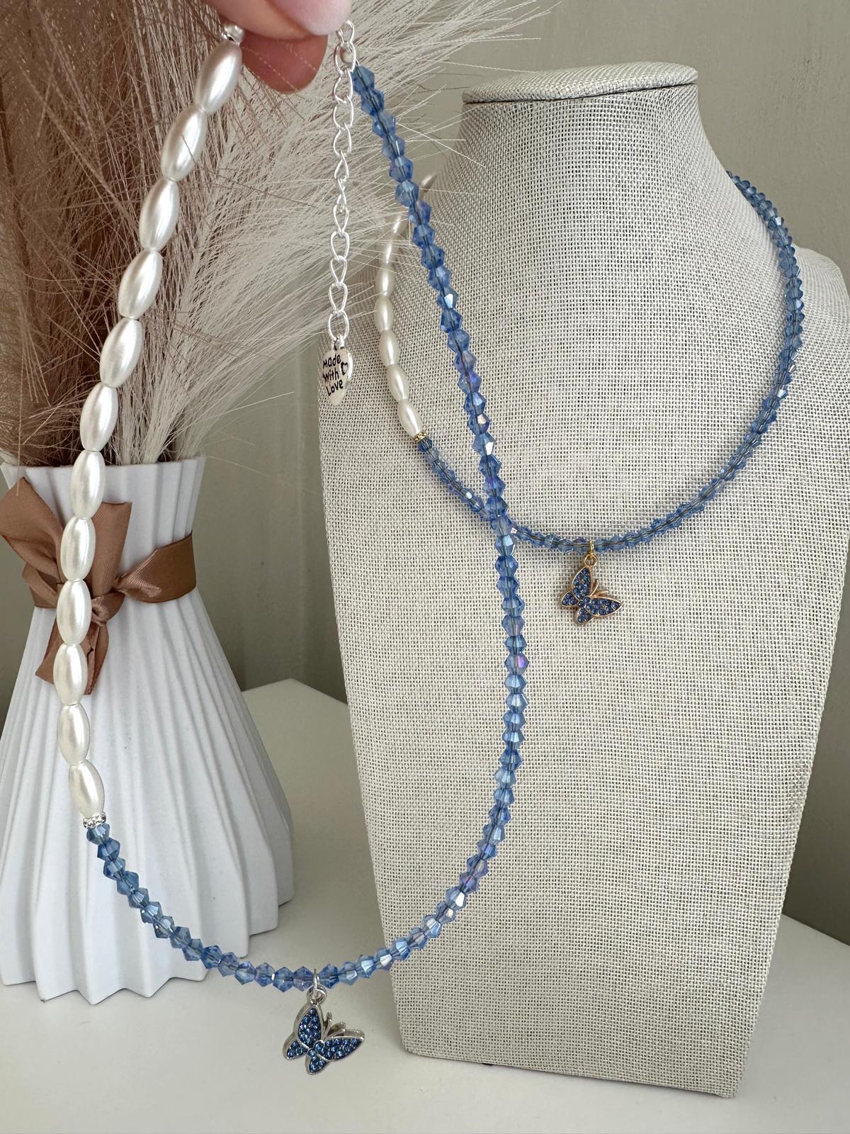 BLUE BUTTERFLY Necklace