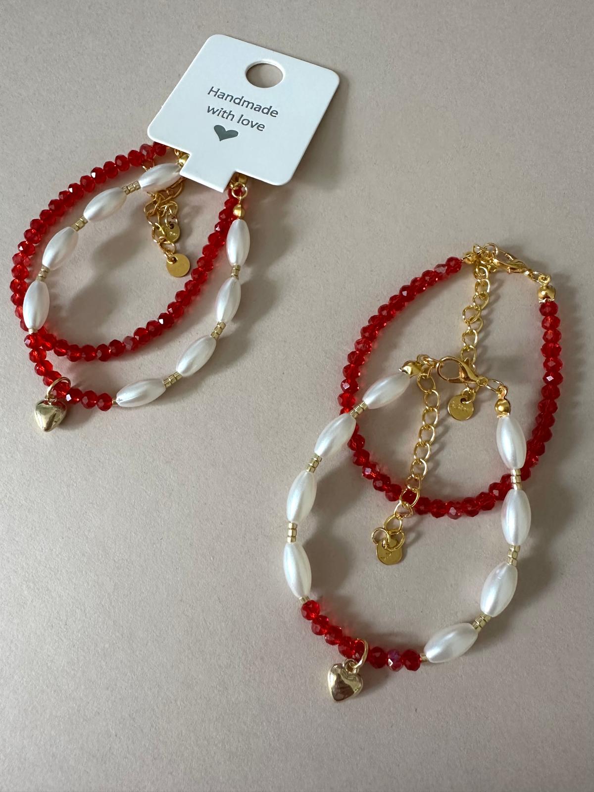 HEART OF GOLD Handmade Bracelets (Set Of 2 Pieces)
