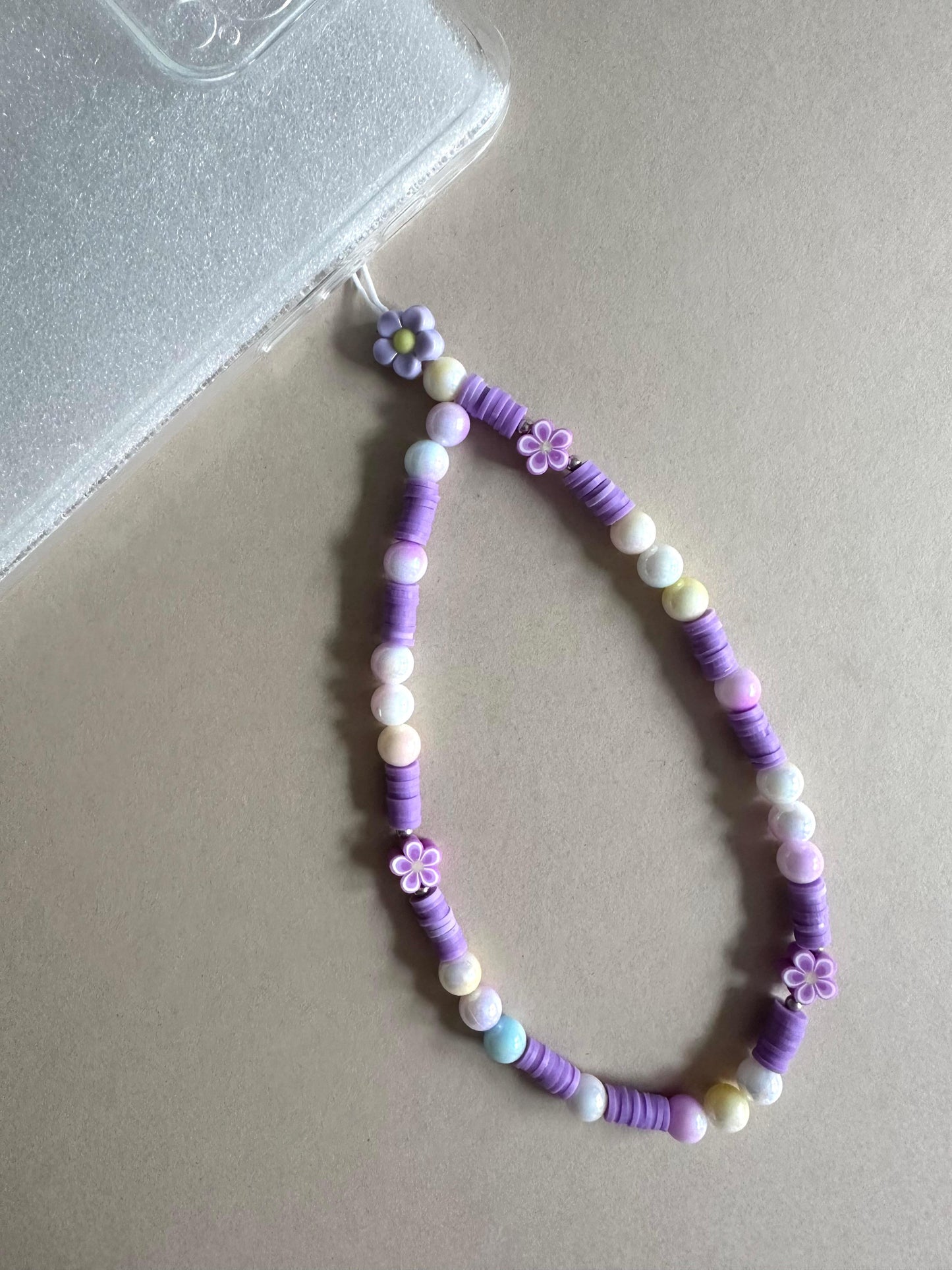 LILAC FLORAL DREAM Handmade Phone Charm