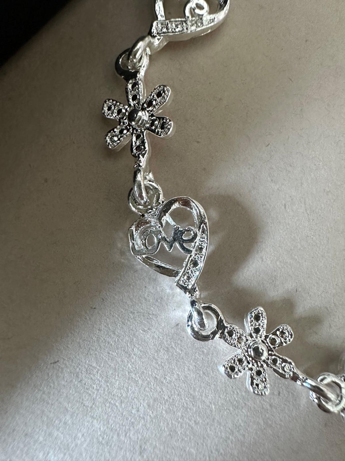 LOVE Silver - Plated Bracelet