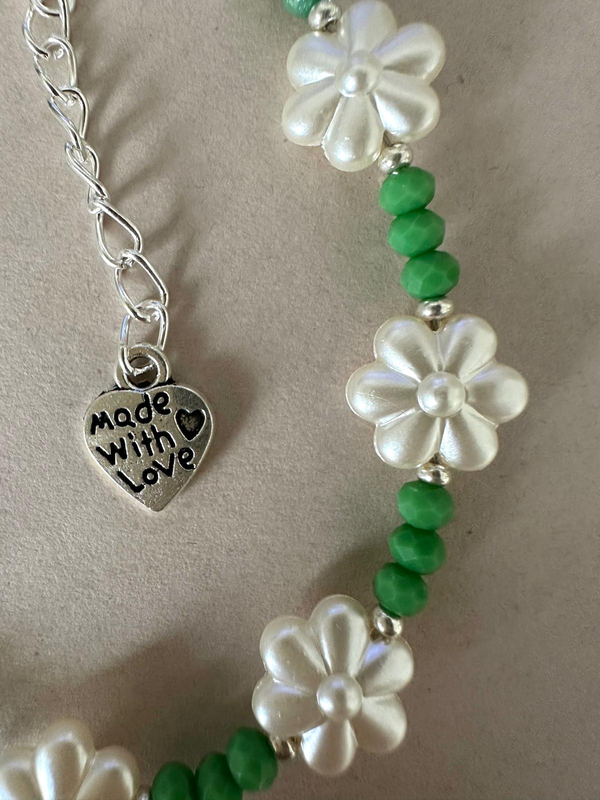 VIBRANT FLORAL Handmade Bracelet