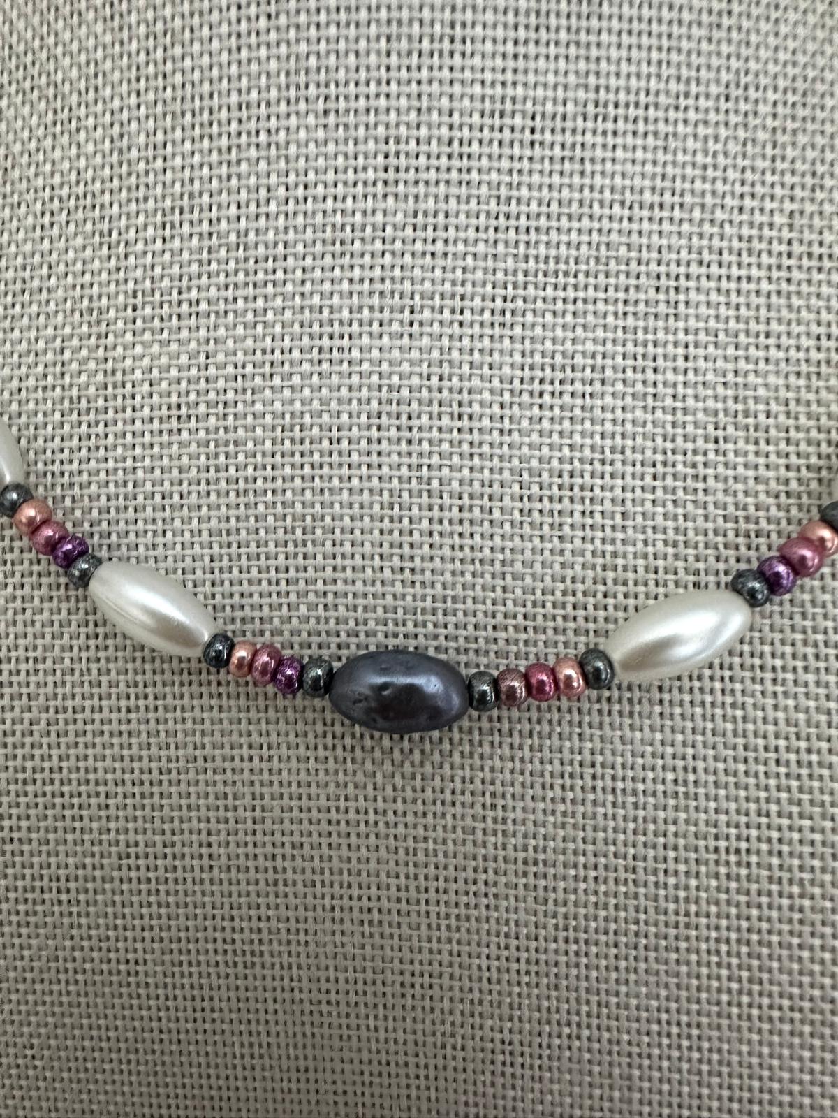 PEARLY TROPICAL PARADISE Handmade Necklace