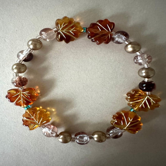 AUTUMN VIBE Handmade Elastic Bracelet