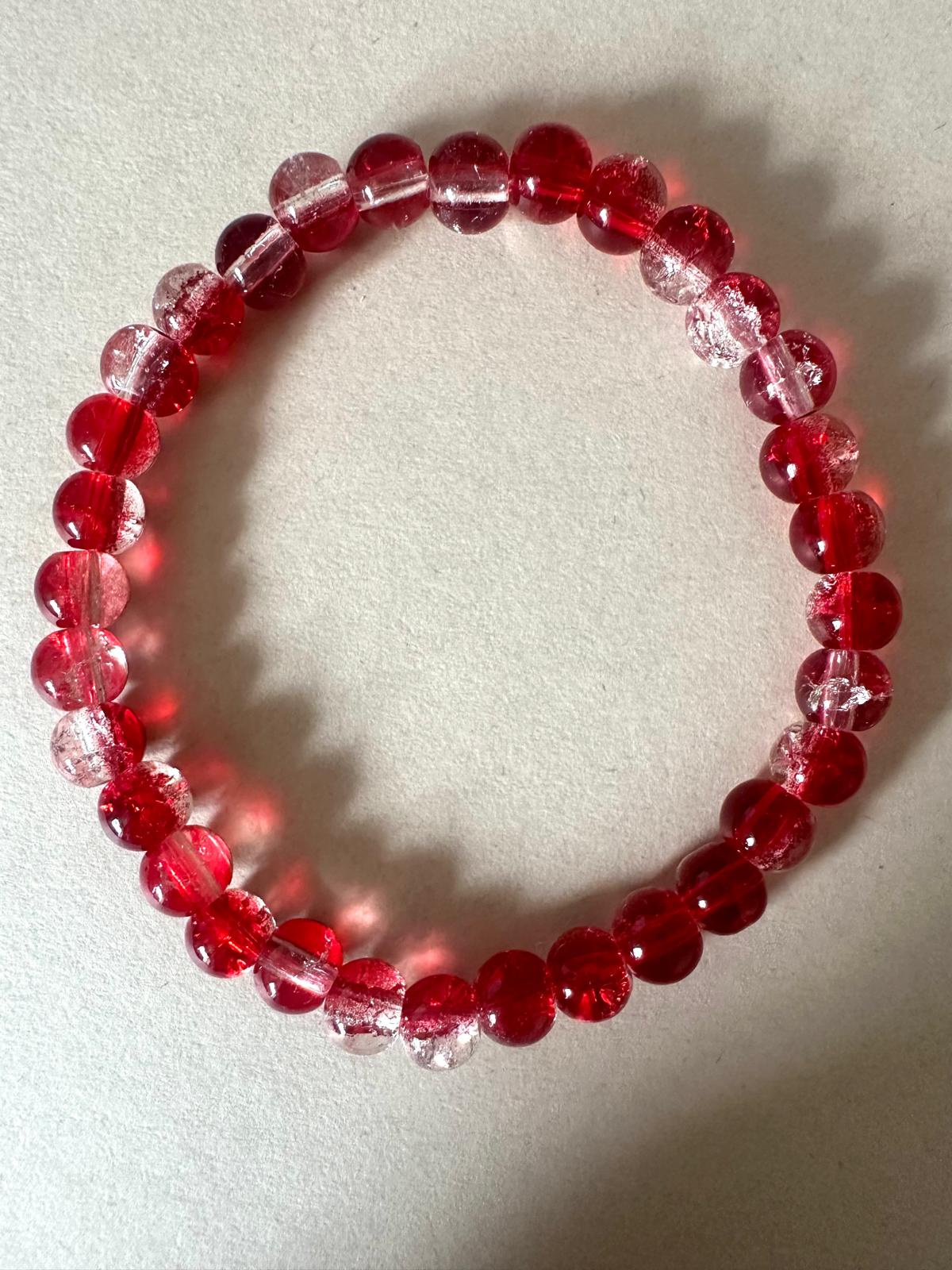 RED DREAM Stretch Bracelets (Set Of 3)