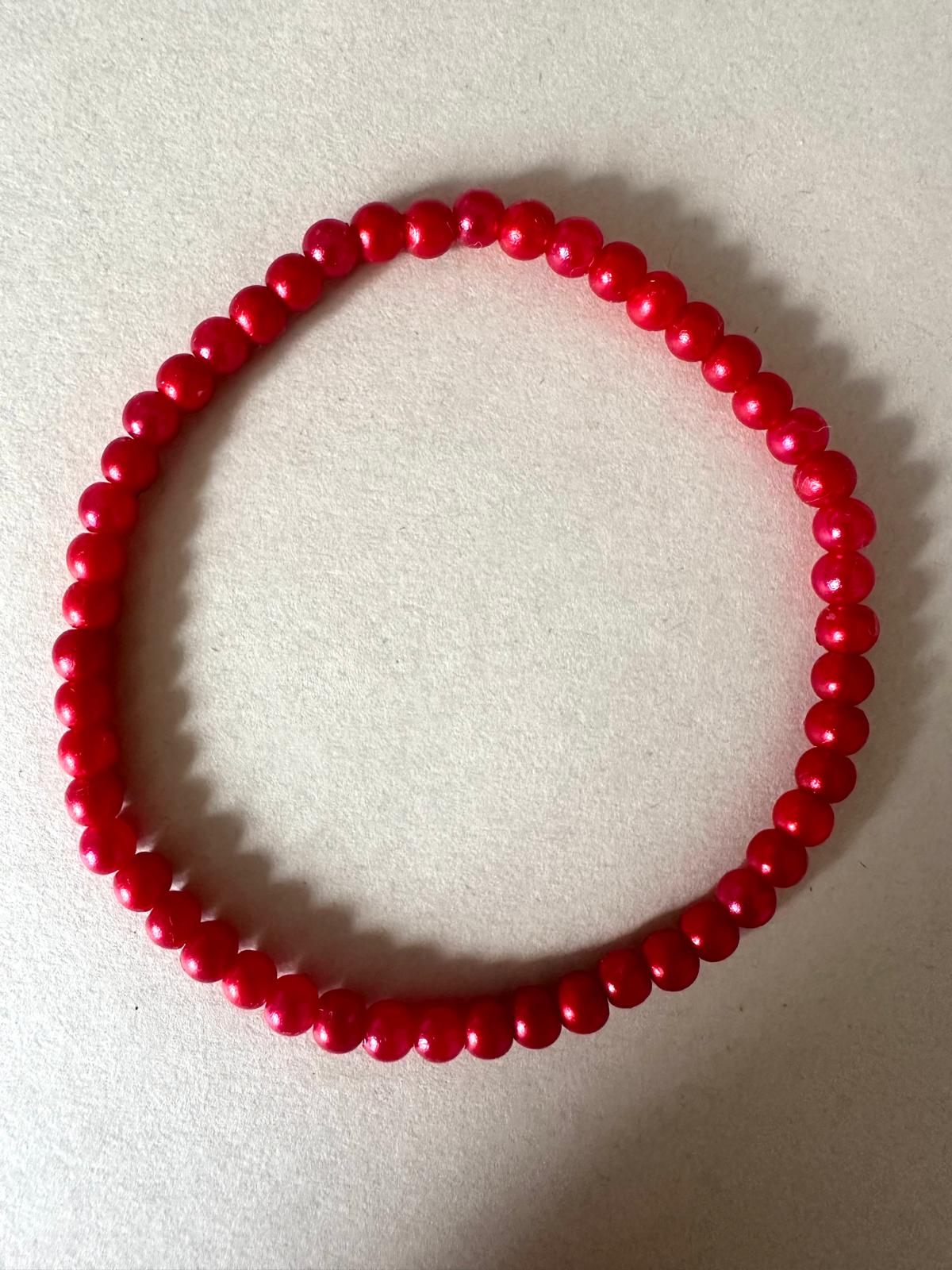 RED DREAM Stretch Bracelets (Set Of 3)