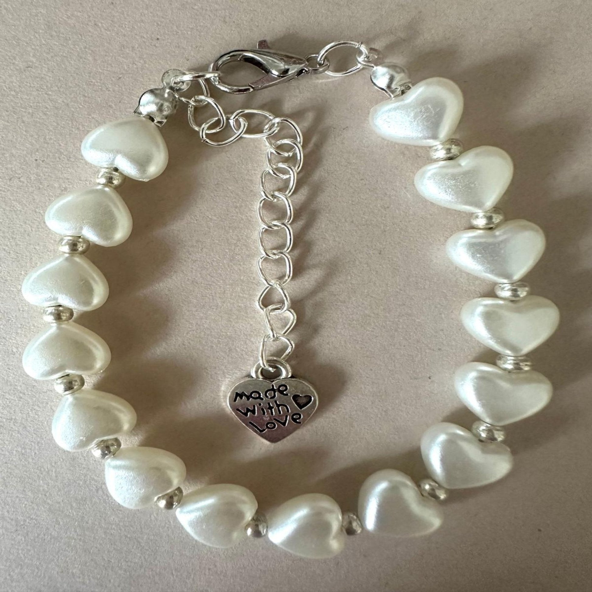 HEART PEARL ESSENCE Handmade Bracelet