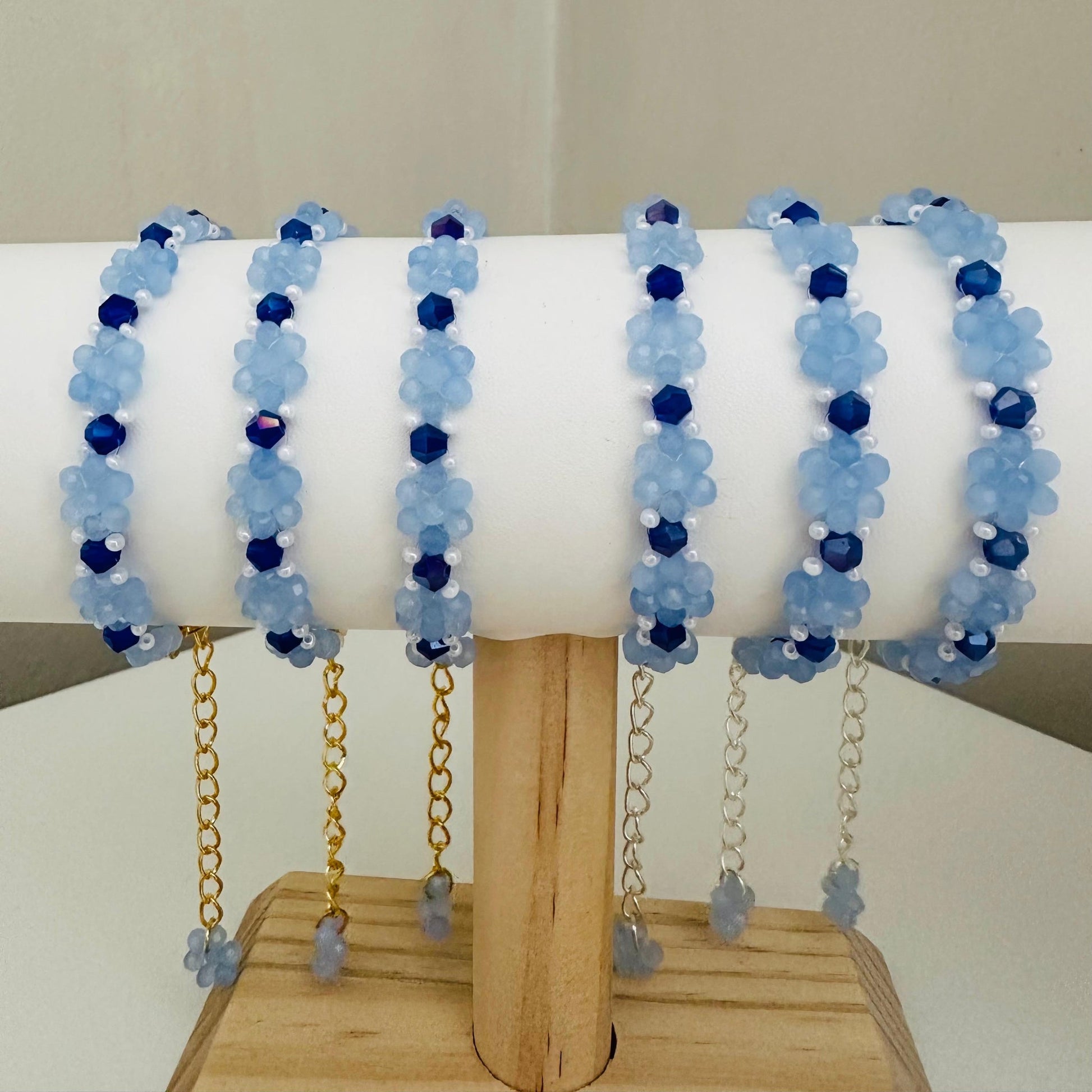 OCEAN PETALS Handmade Bracelet - Gold or Silver Options