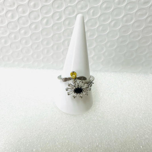 NAOMI Adjustable Silver Ring