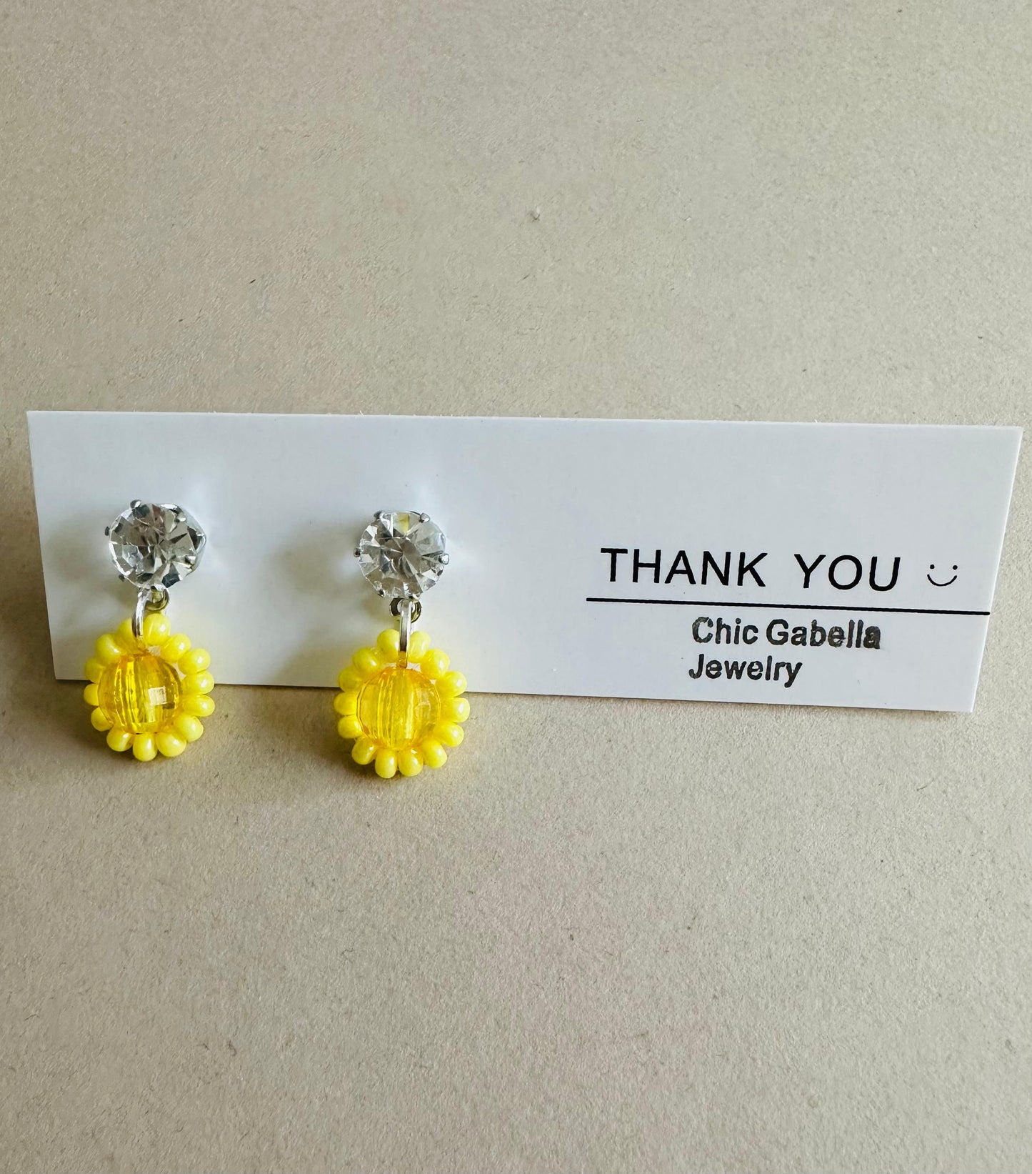 SUNLIGHT BLOSSOM Handmade Earrings - Gold or Silver Options