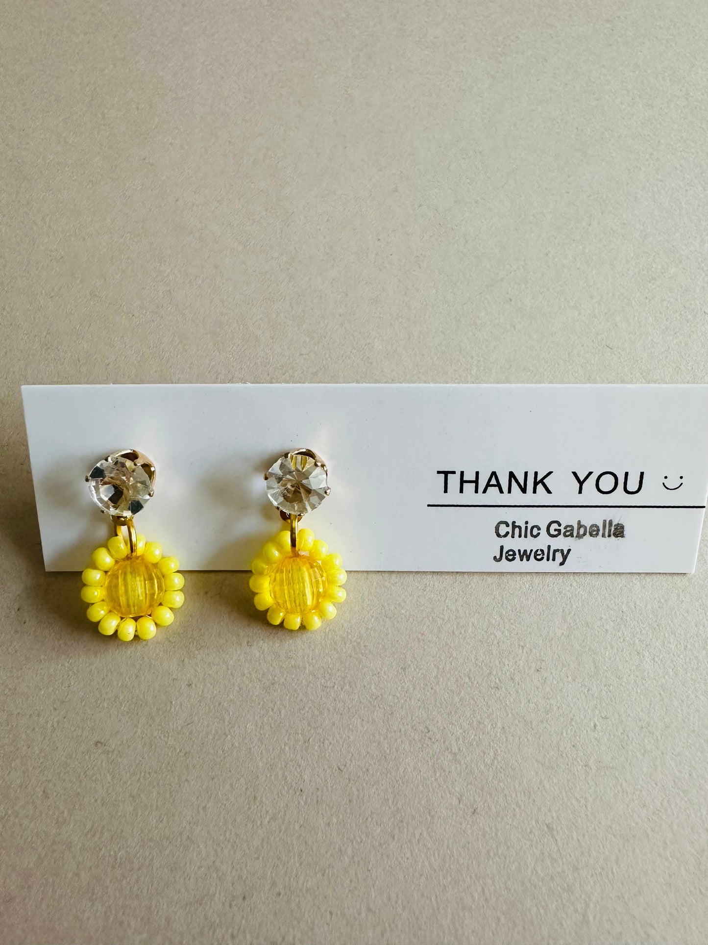 SUNLIGHT BLOSSOM Handmade Earrings - Gold or Silver Options