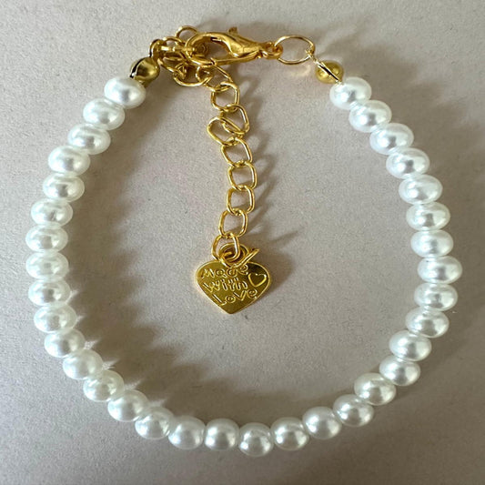 HEAVENLY PEARL ELEGANCE Handmade Bracelet