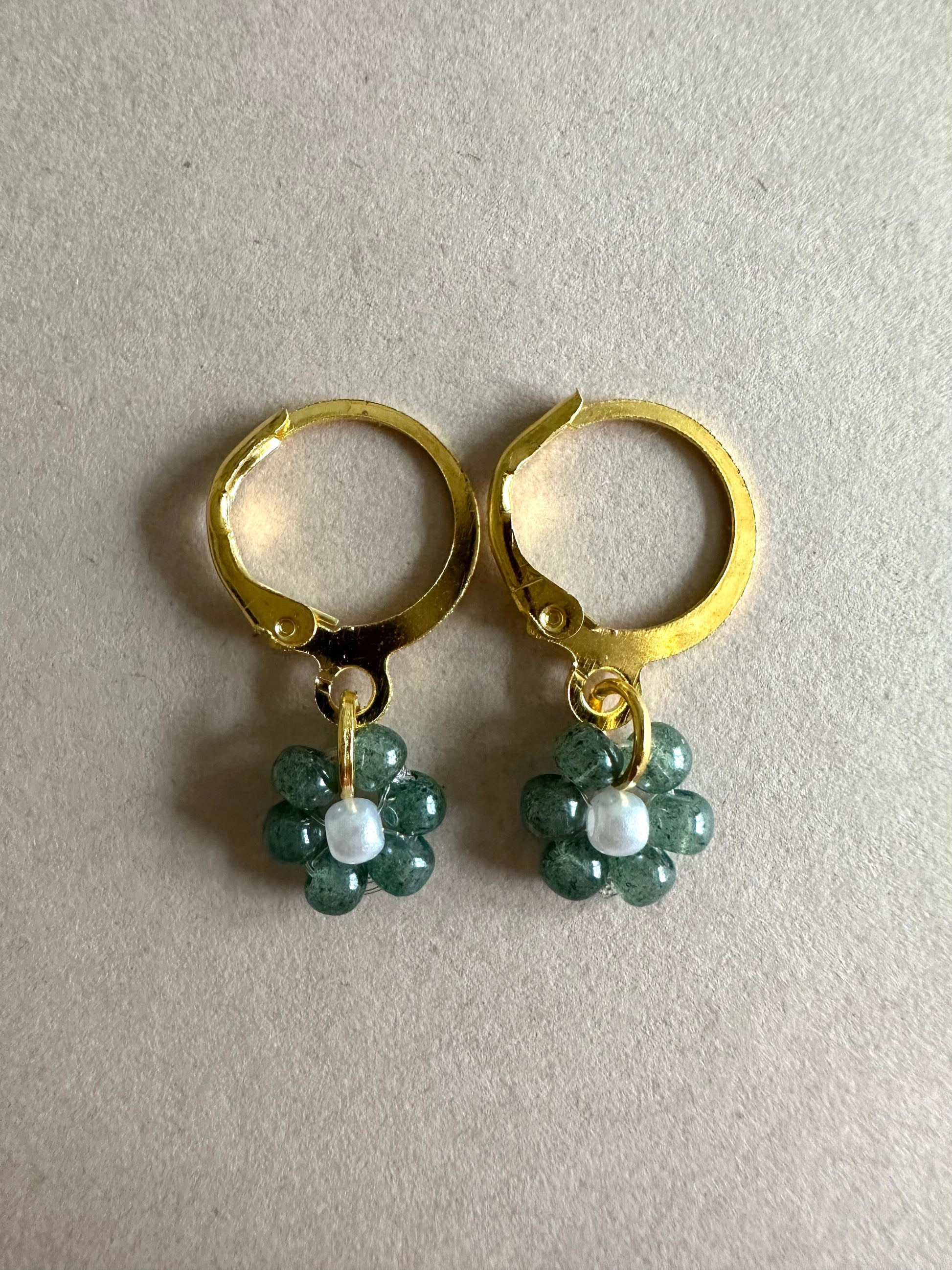 MYSTIC GARDEN BLOSSOM Handmade Earrings - Gold or Silver Options