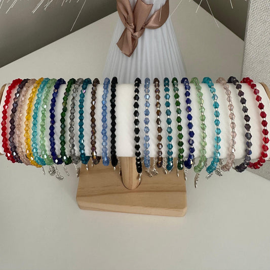 COLORFUL GLASS BEAD Handmade Bracelet 