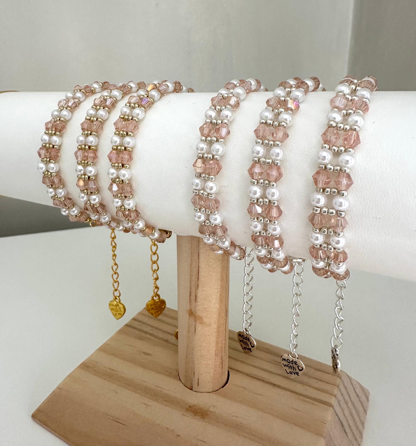 TIMELESS SHINE Handmade Bracelet - Gold or Silver Options