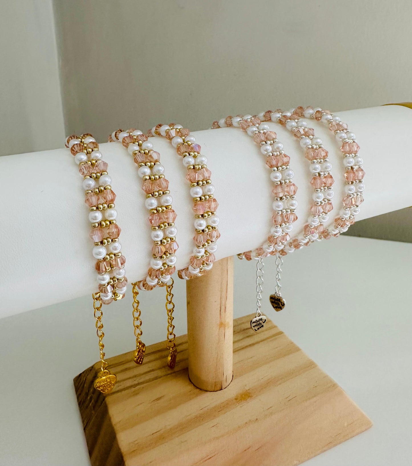 TIMELESS SHINE Handmade Bracelet - Gold or Silver Options