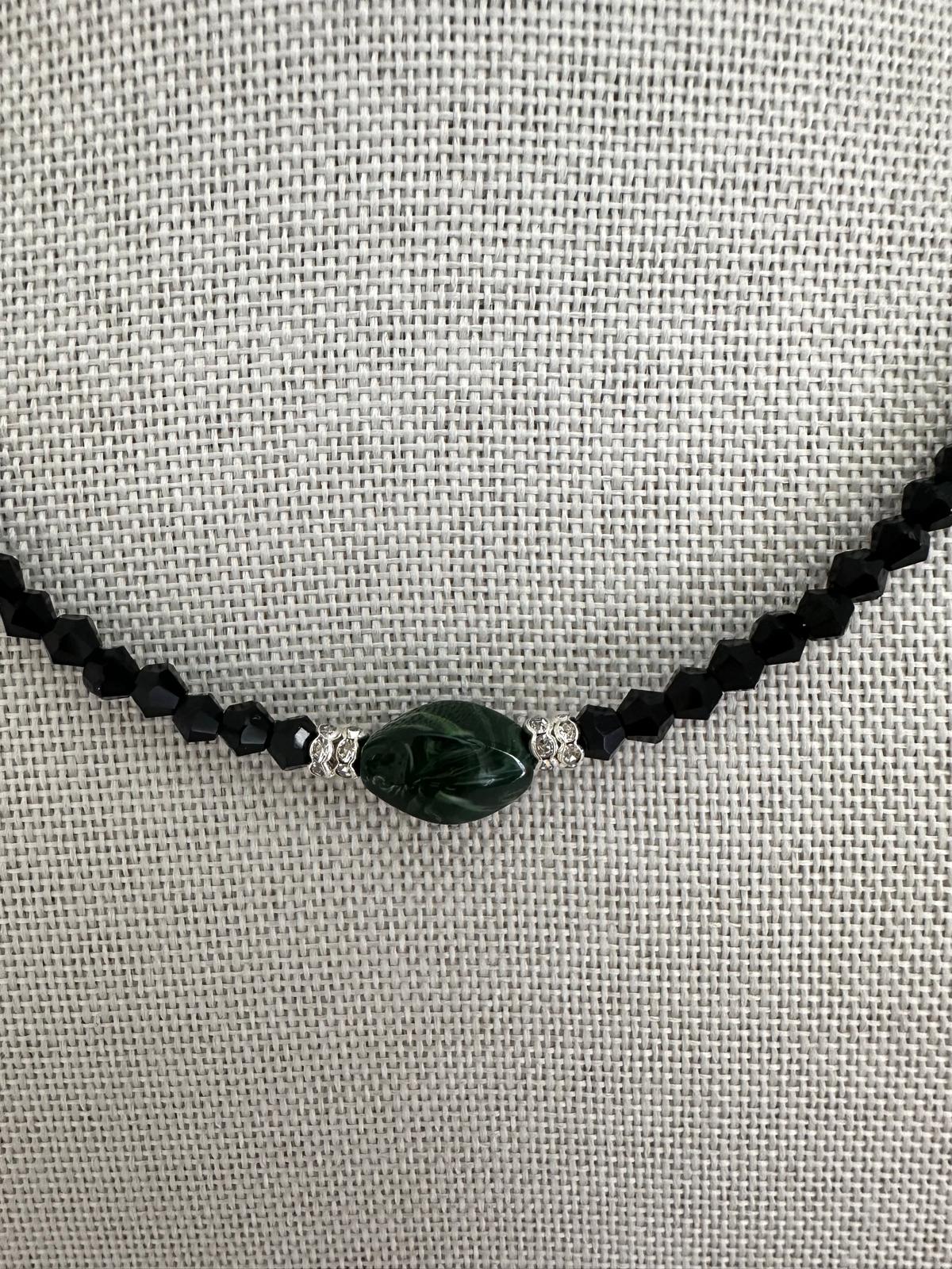 EMERALD NIGHT Handmade Necklace