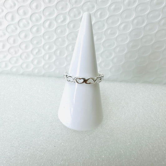 SONIA Adjustable Silver Ring 