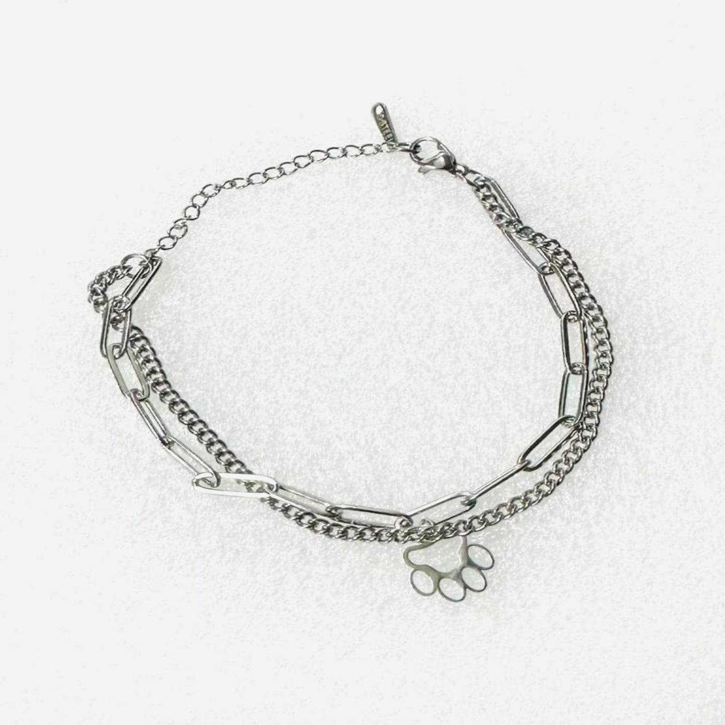 CHIC Stainless Steel Dog Paw Bracelet