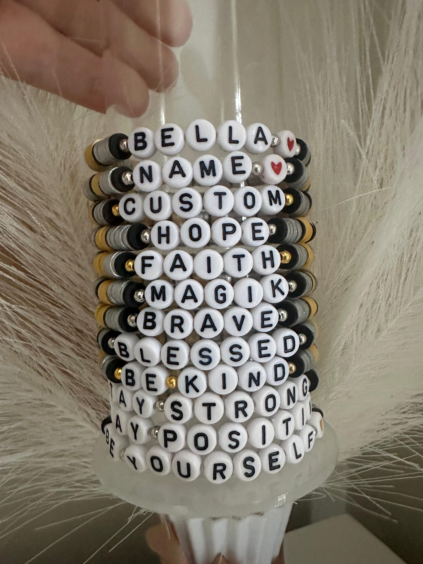 Personalized Stretch Bracelet 