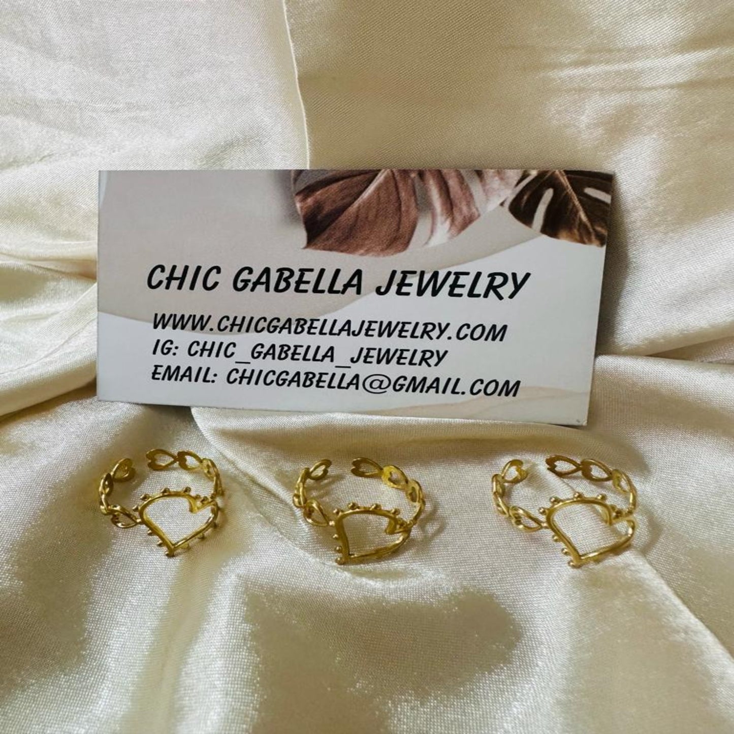 AMELIA Adjustable Gold Ring