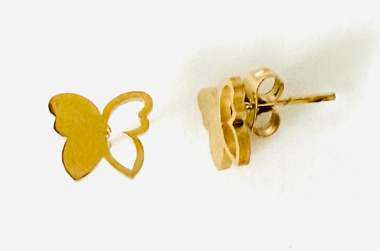 BUTTERFLY DREAMS Golden Earrings