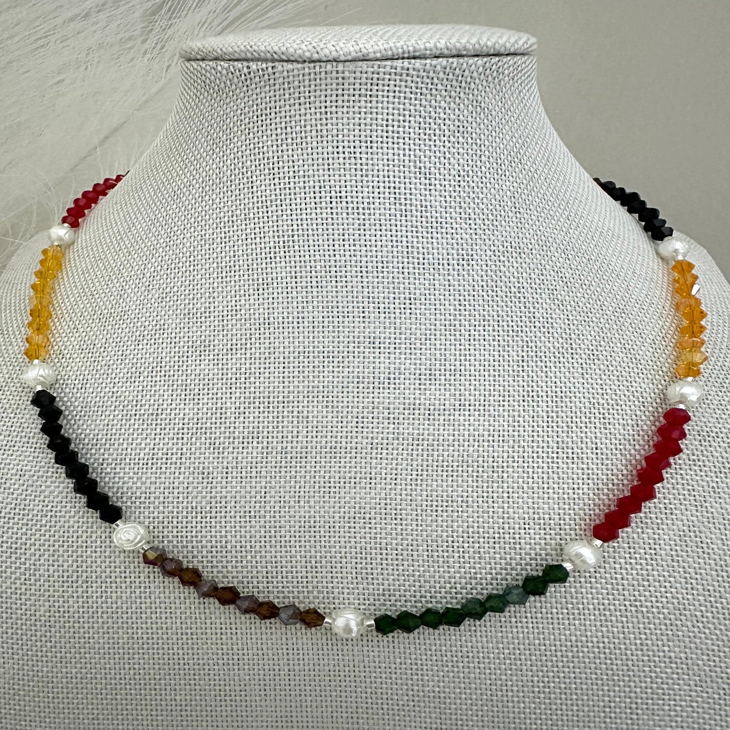 Necklace - PEARL HARVEST HARMONY Handmade Jewelry
