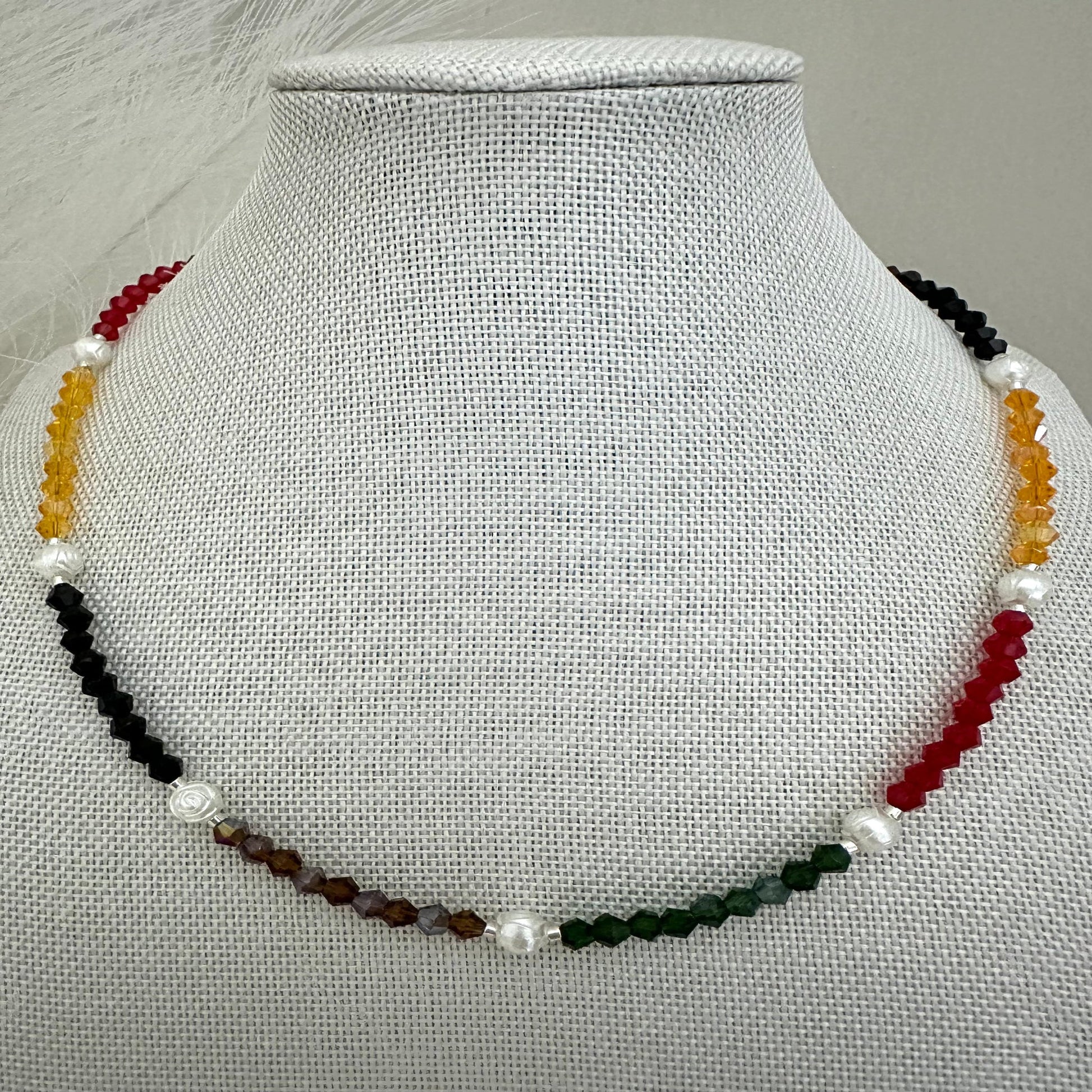 Necklace - PEARL HARVEST HARMONY Handmade Jewelry