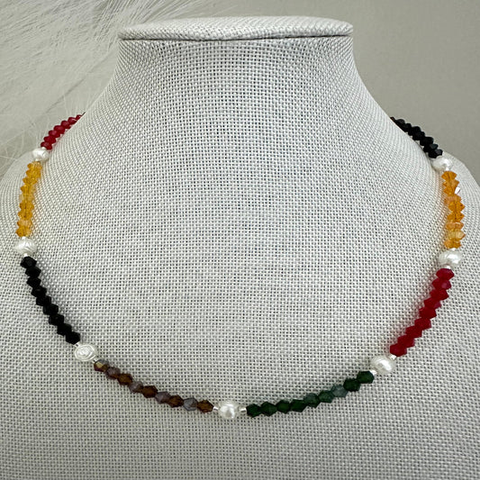 Necklace - PEARL HARVEST HARMONY Handmade Jewelry