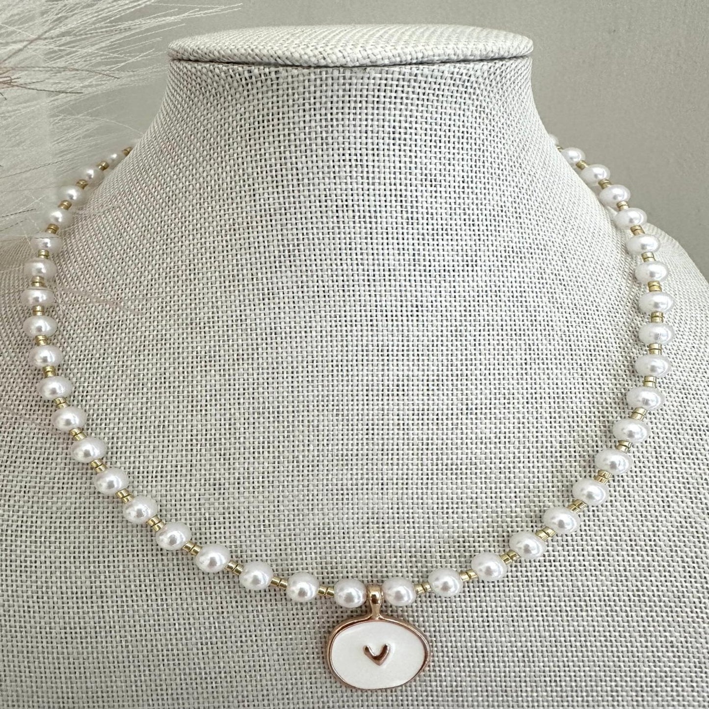  PURE HEART PEARL Handmade Necklace