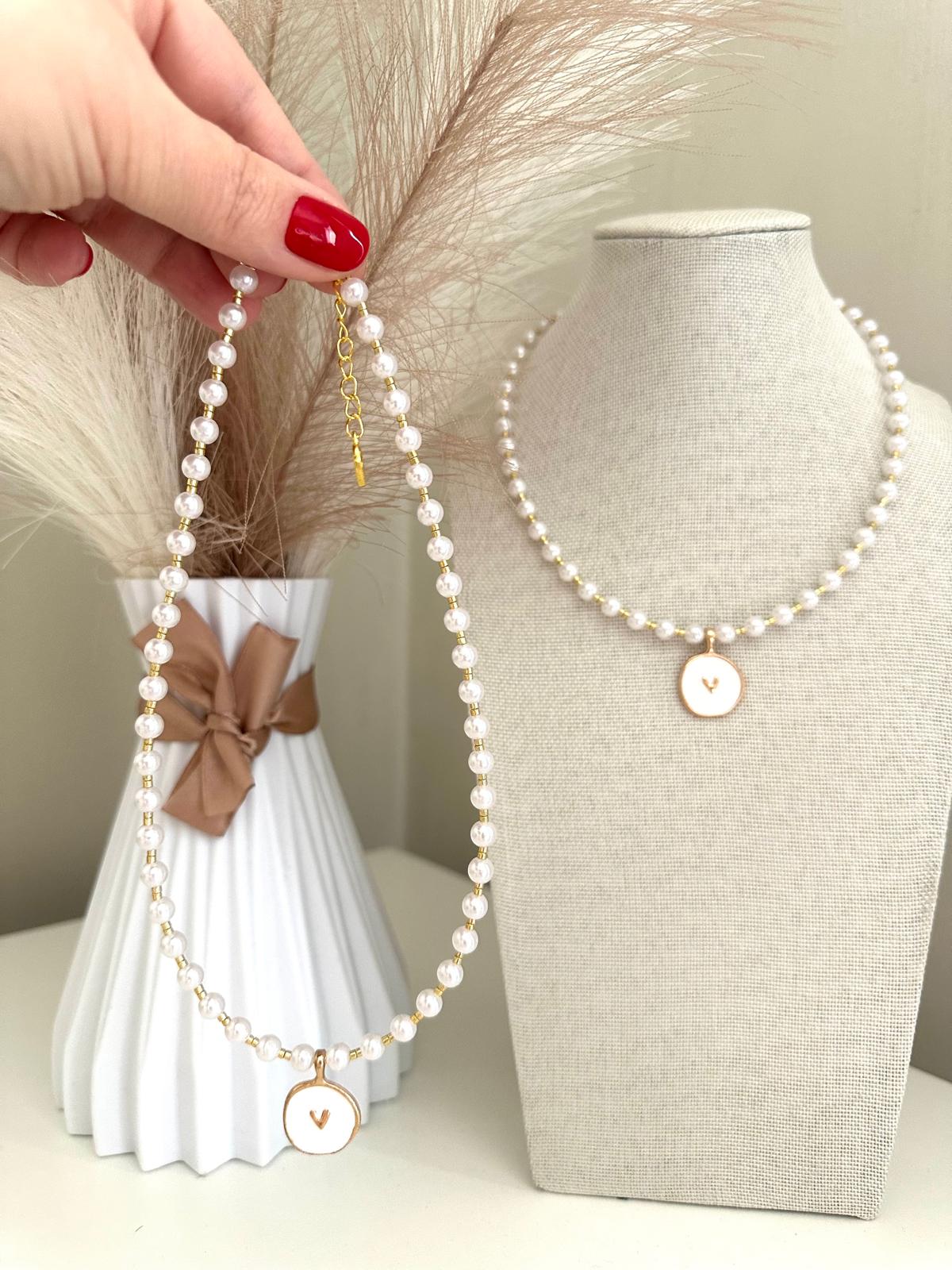  PURE HEART PEARL Handmade Necklace