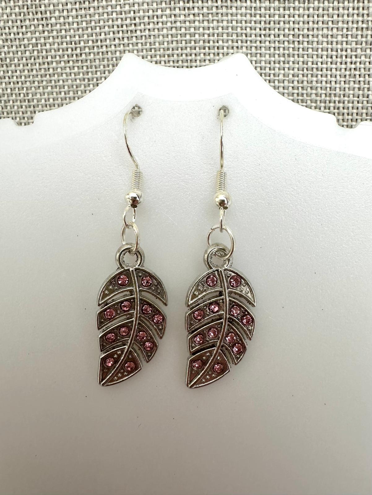  MIDNIGHT FUCHSIA Silver Earrings