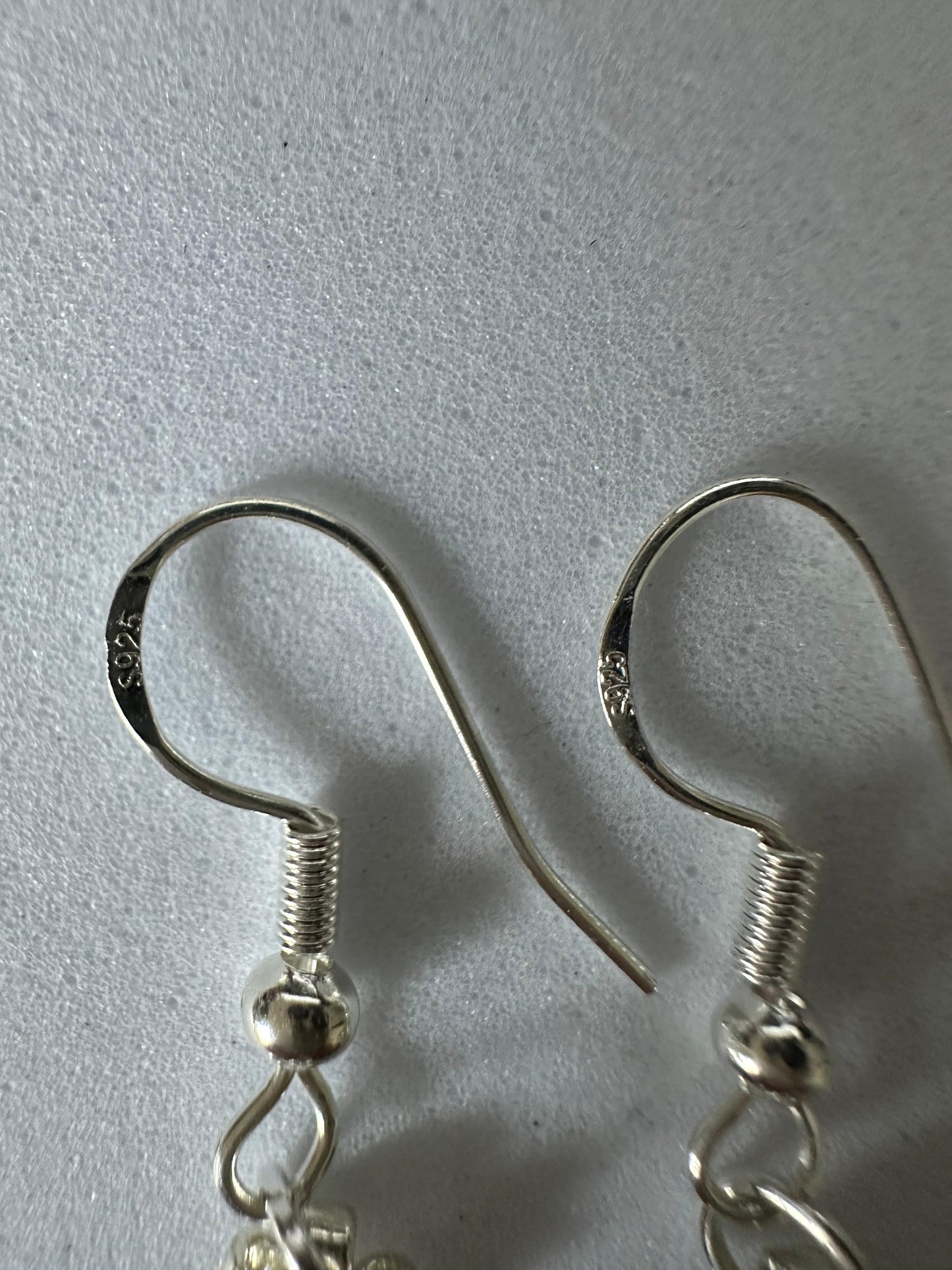 DARK FLORAL Handmade Earrings - Gold or Silver Options