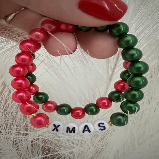 XMAS Handmade Bracelets (Set Of 2)