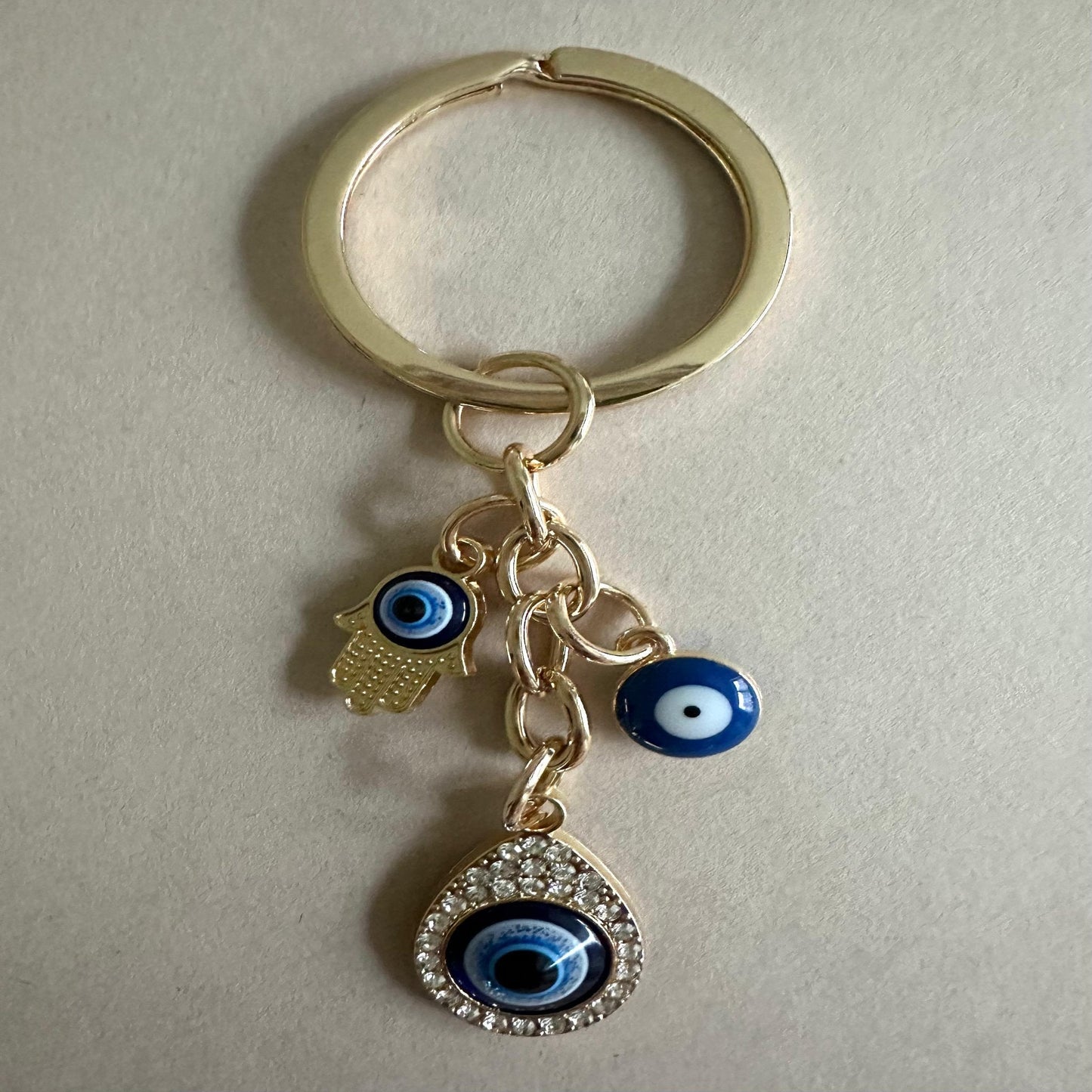 Handmade EVIL EYE Keychain