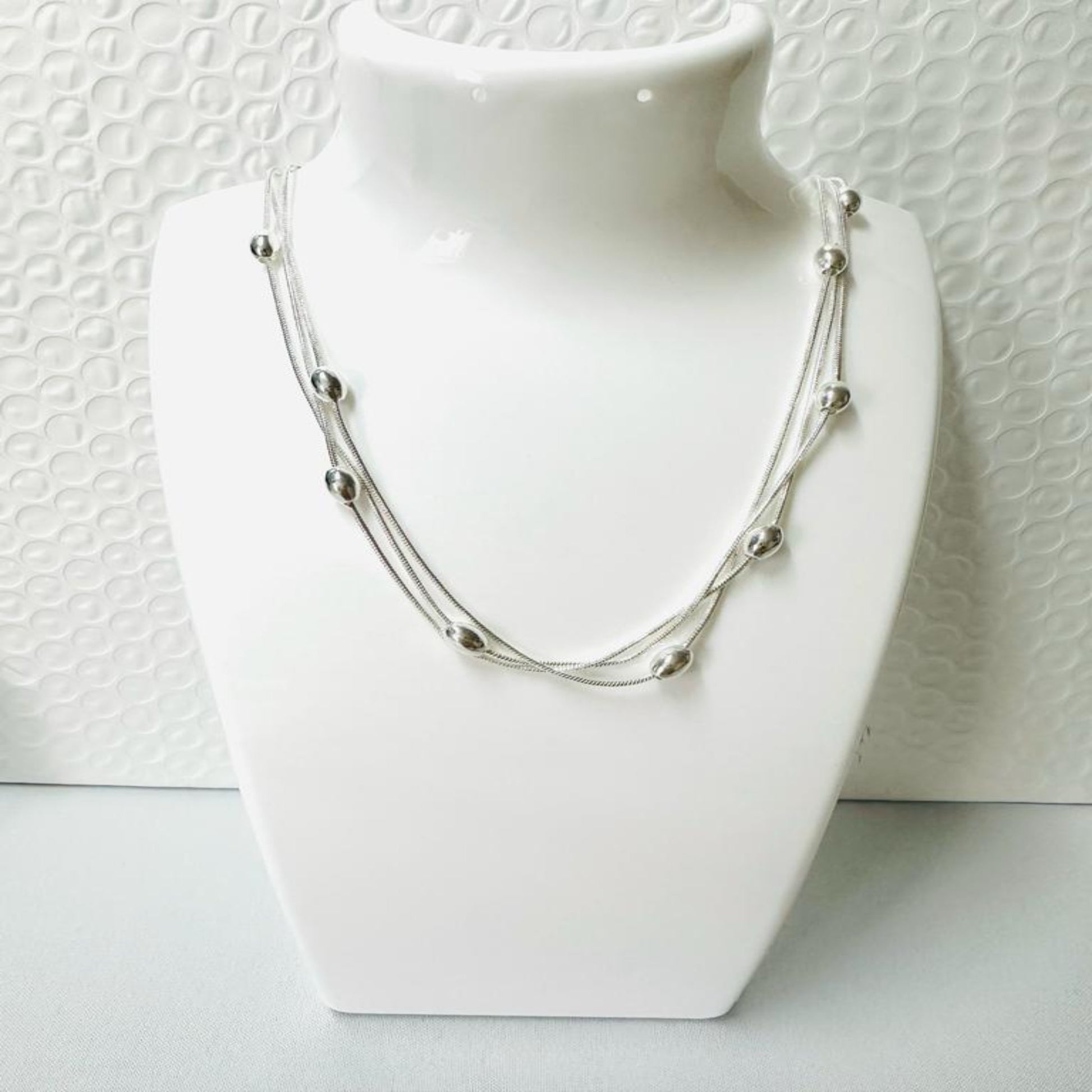 AURORA Plated 925 Sterling Silver Necklace