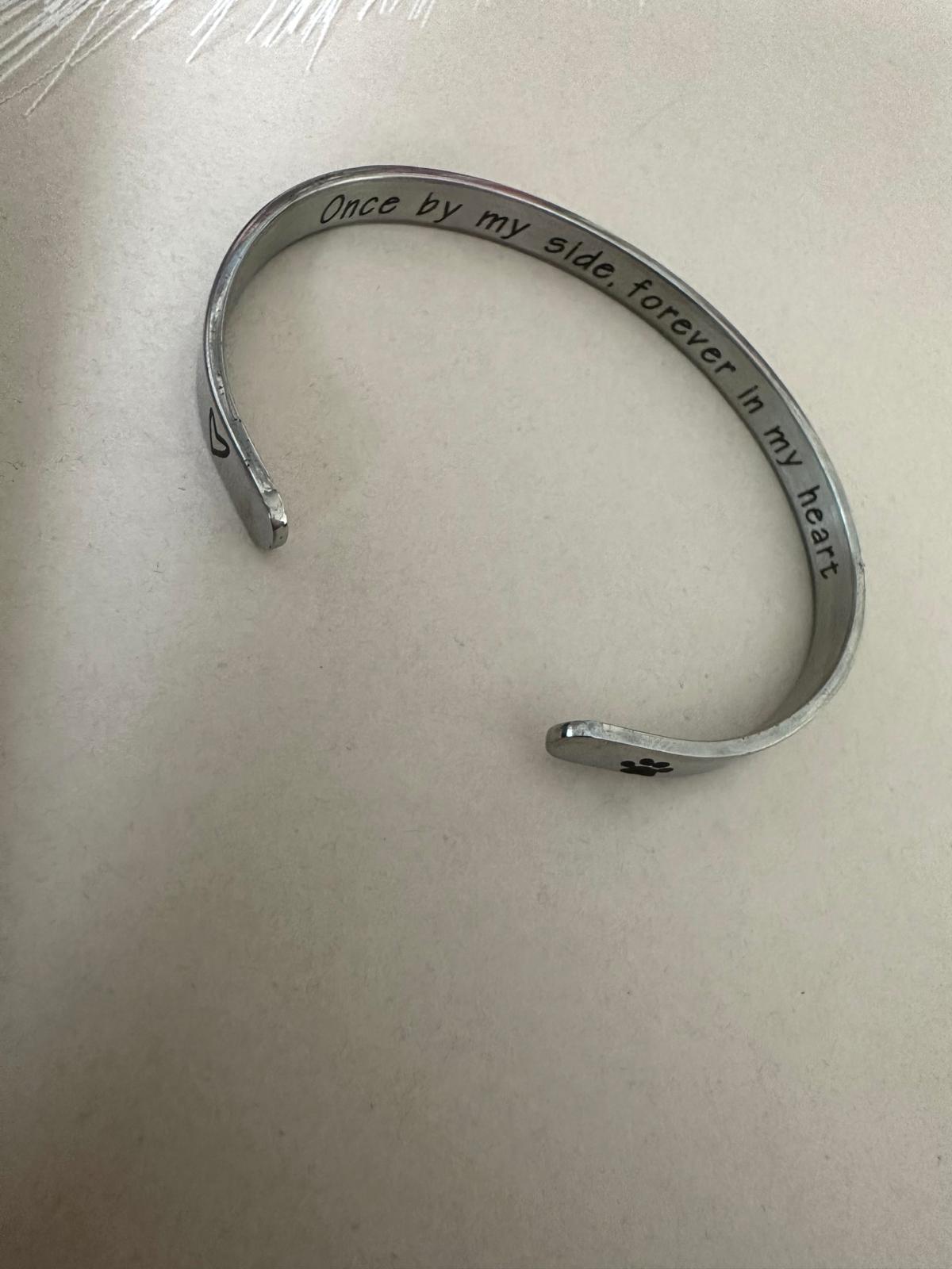 FOREVER IN MY HEART Stainless Steel Adjustable Bracelet