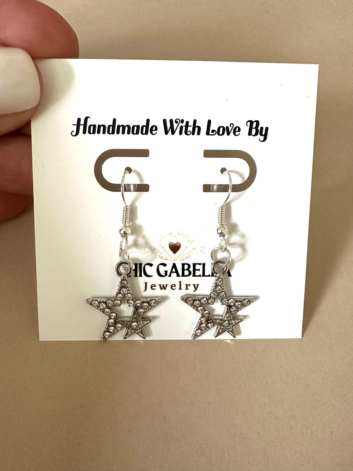 STAR ATTITUDE Silver Earrings