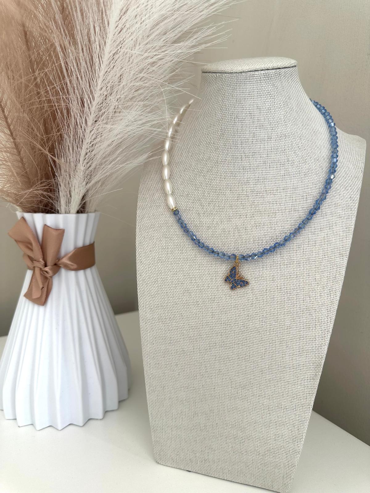 BLUE BUTTERFLY Necklace 