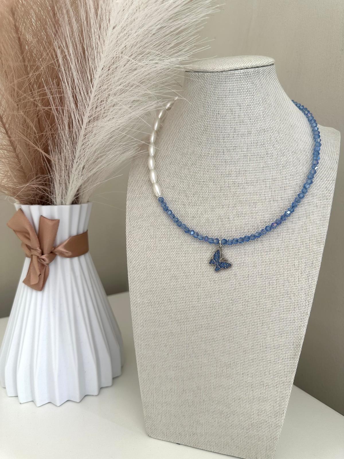 BLUE BUTTERFLY Necklace