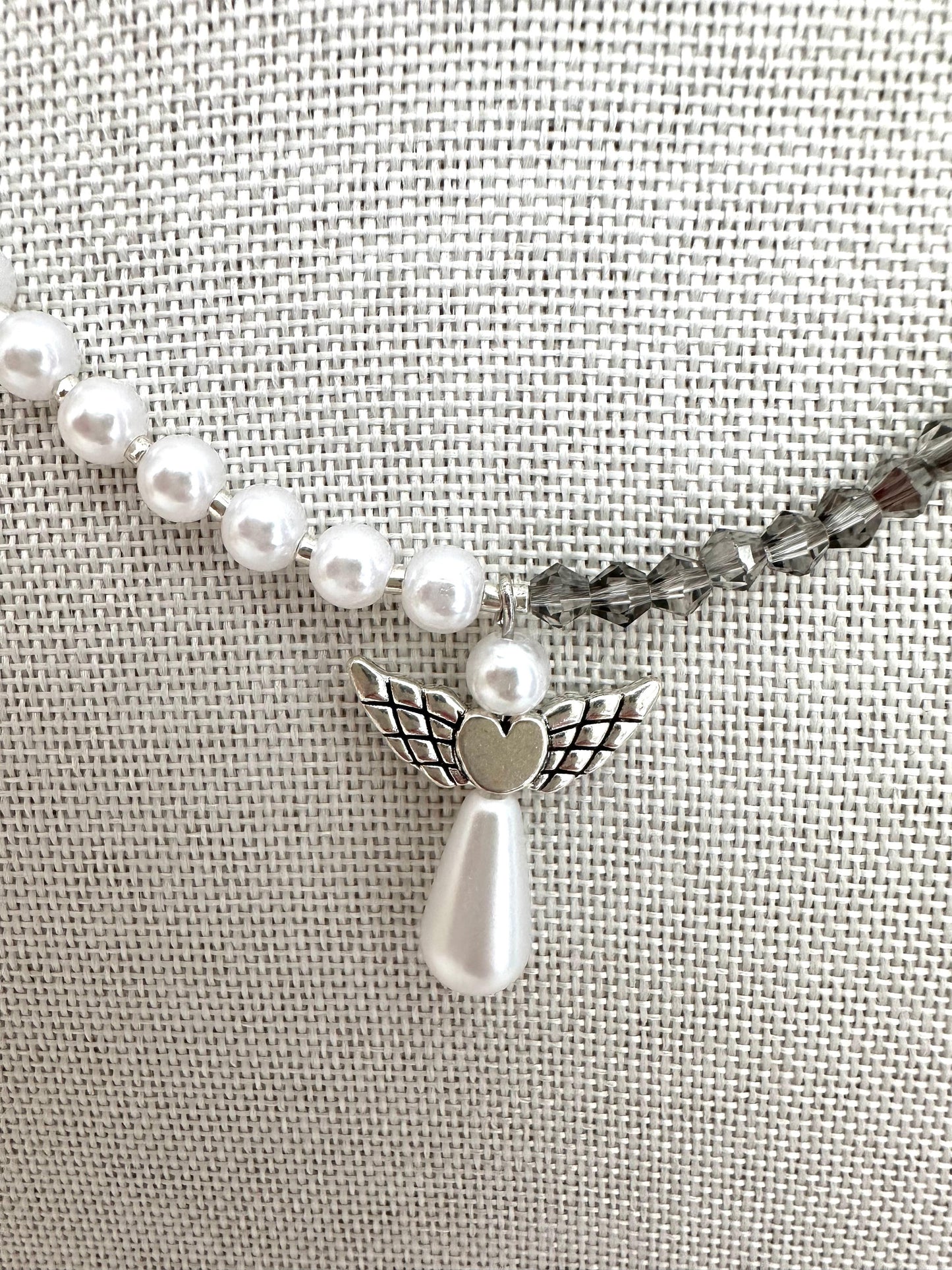  GUARDIAN ANGEL Pearl Handmade Necklace