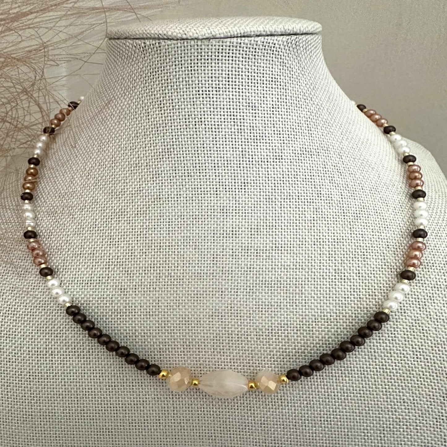 COCOA CASCADE Handmade Necklace