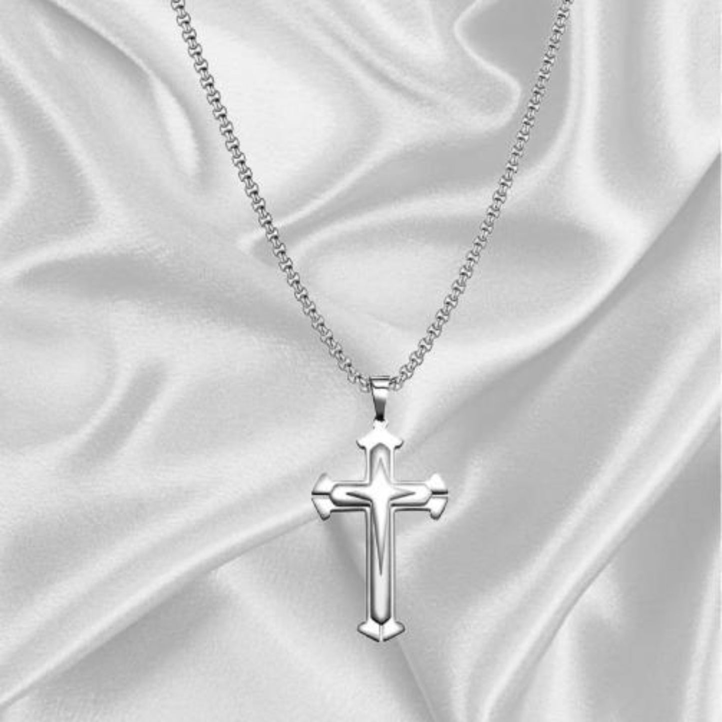 ADAM Men's Cross Necklace