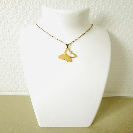  BUTTERFLY DREAMS 14 K Gold - Plated Necklace