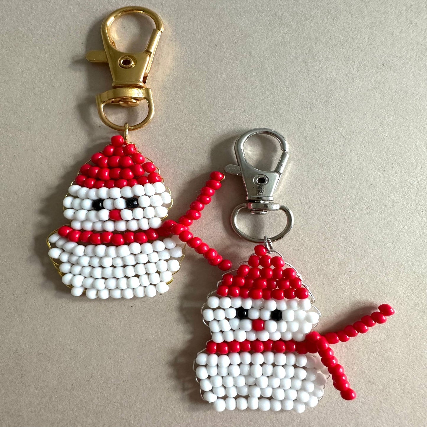 SNOW MAN Handmade Keychain