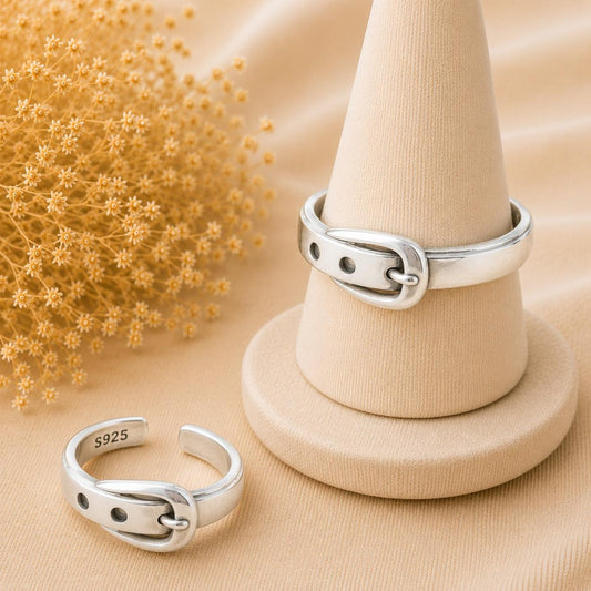 Adjustable 925 sterling silver ring with elegant design for everyday wear and special occasions