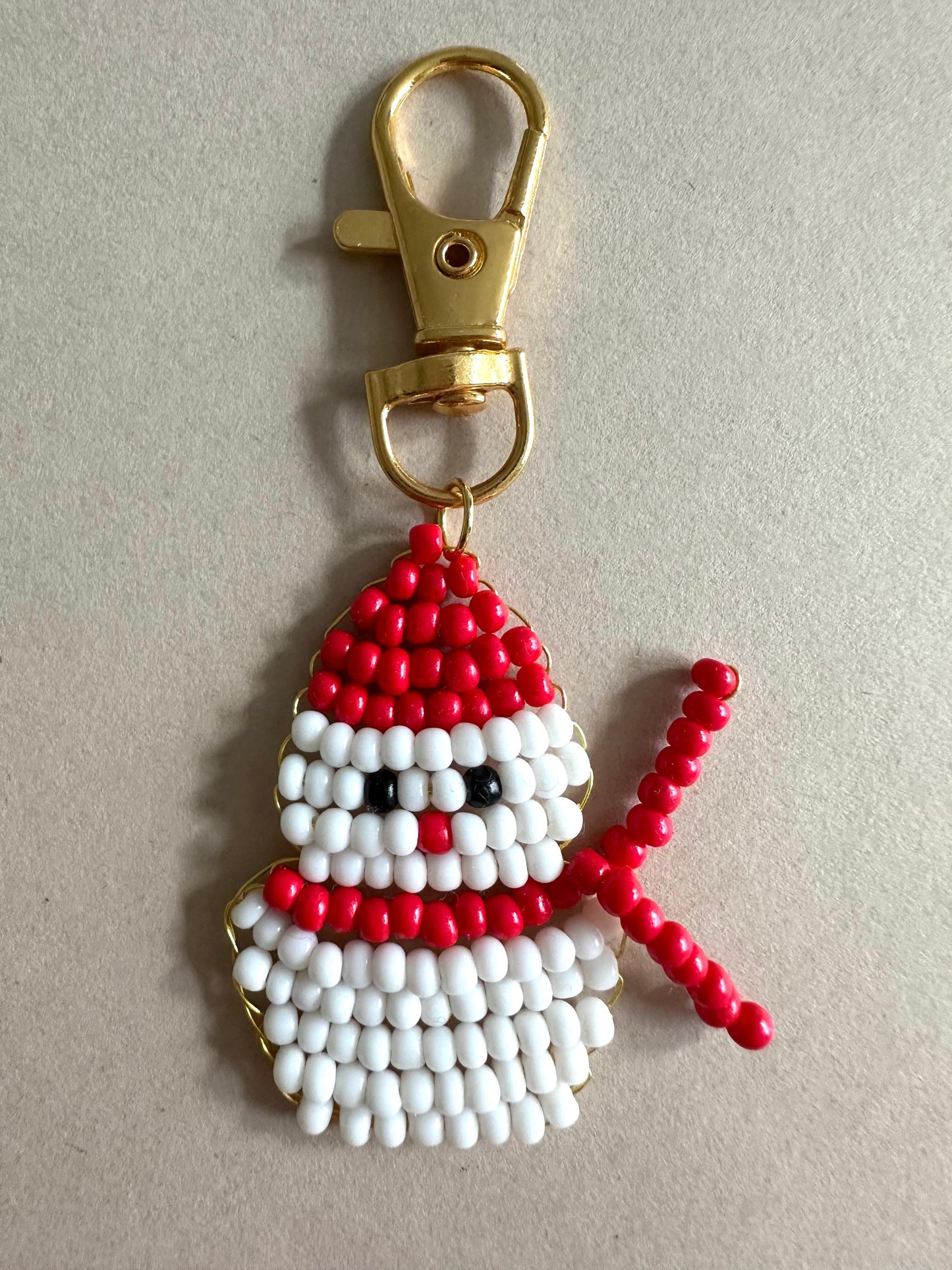 SNOW MAN Handmade Keychain